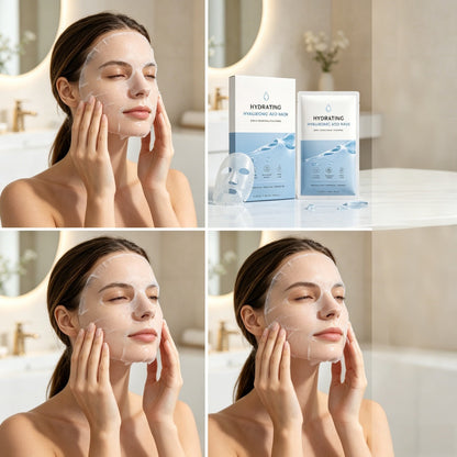Hydrating Hyaluronic Acid Mask | Moisture Care & Soft Skin Feel, Fresh Dewy Look