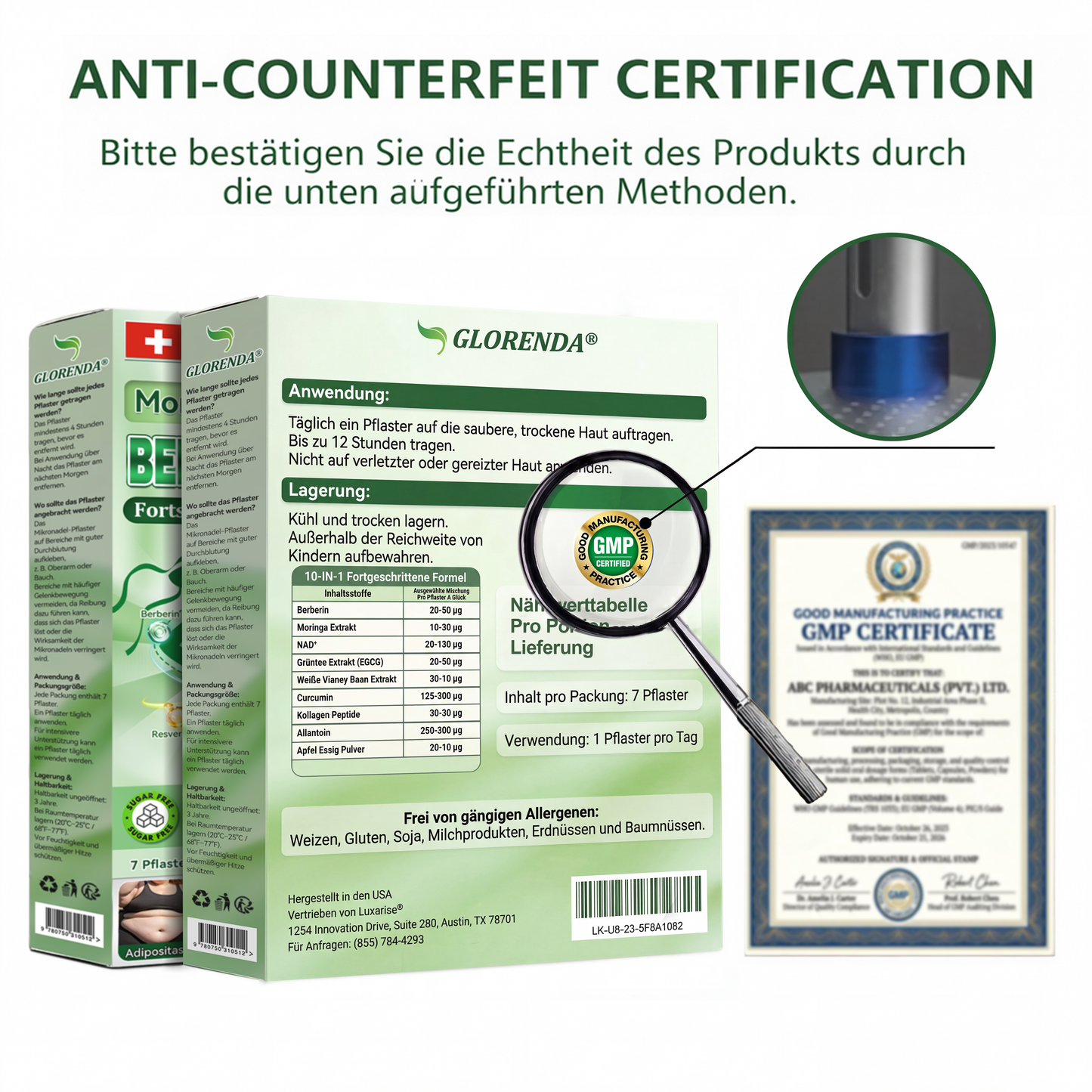Nur noch 10 Packungen verfügbar! ⏰🔥 GLORENDA® Sichern Sie sich jetzt exklusiv 70 % Rabatt!